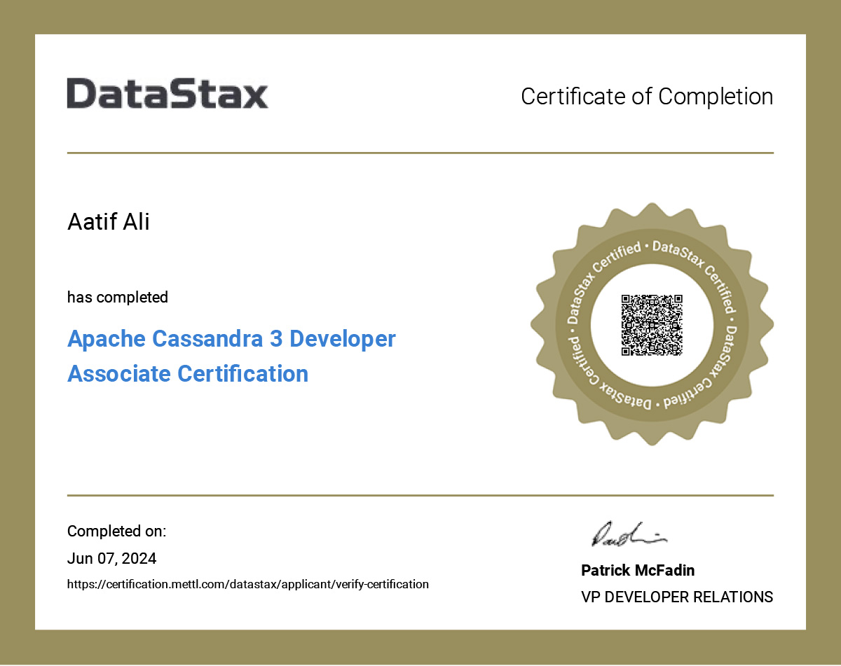 DataStax Cassandra Developer