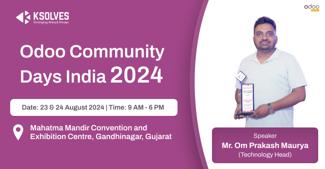 Get Ready for Odoo Community Days India 2024 with Ksolves!