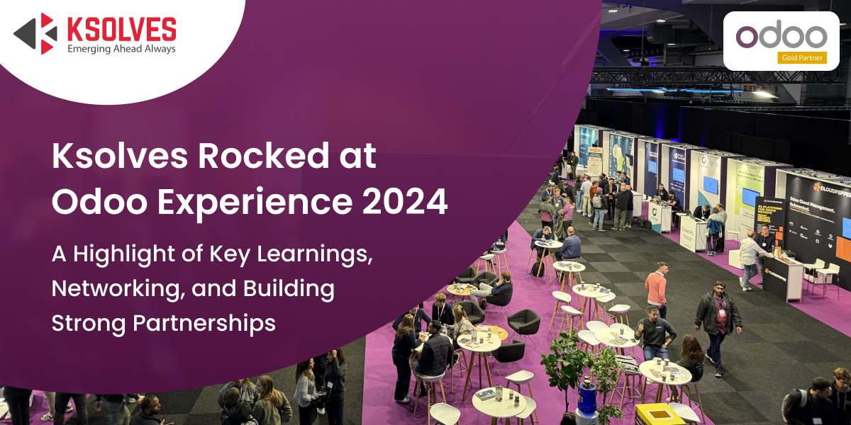 Ksolves at Odoo-Experience-2024